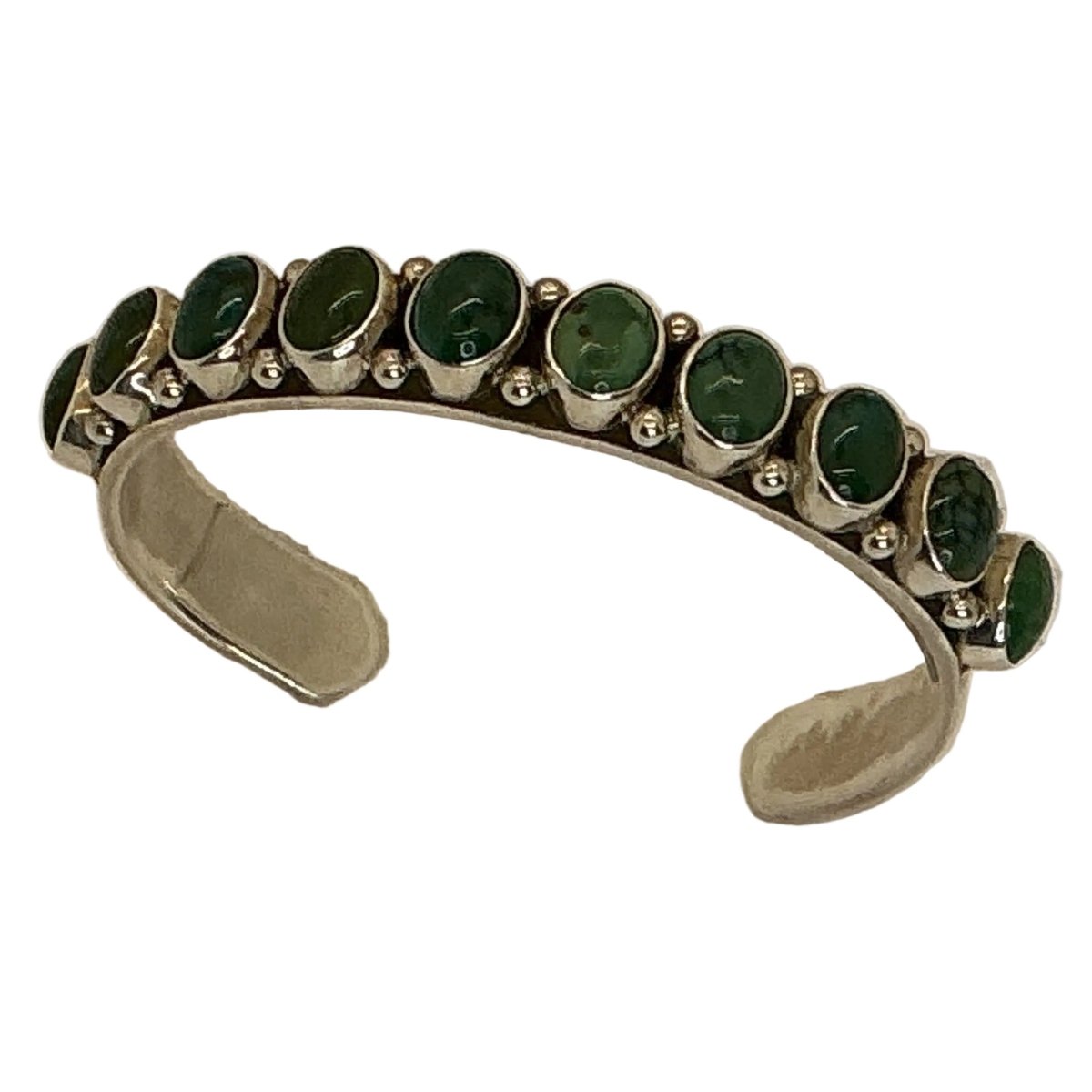 Royston & Polychrome Turquoise 10 - Stone Oval Cuff Bracelet — Dan Dodson - Turquoise Mustang