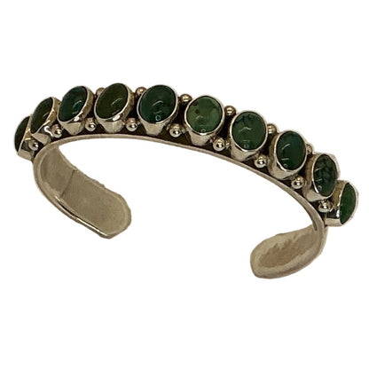 Royston & Polychrome Turquoise 10 - Stone Oval Cuff Bracelet — Dan Dodson - Turquoise Mustang