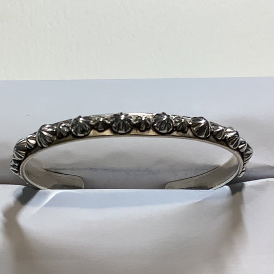 Dan Dodson Forever Stars & Spurs Silver Bangle - Turquoise Mustang