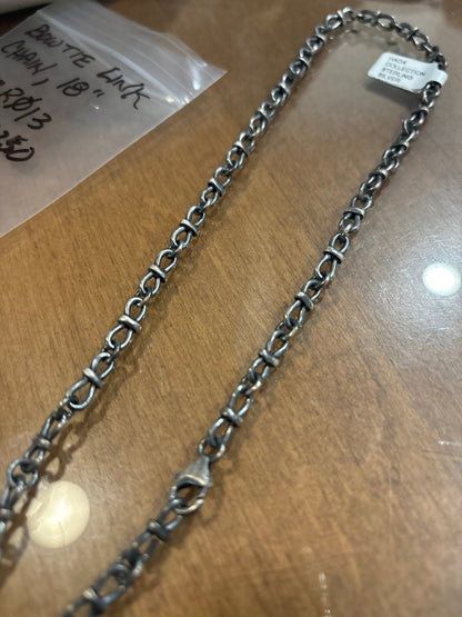 Bowtie Link Chain - Turquoise Mustang