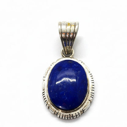 The Calendula Pendant in Premium Lapis - Turquoise Mustang