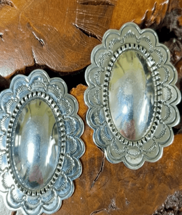 The Tansy Concho Earring - Turquoise Mustang