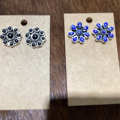 The Olivia Daisy Earrings - Turquoise Mustang