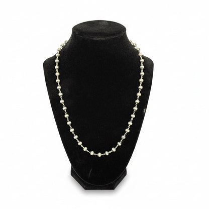 20” 6mm Rosary Style Linked Pearls, Dan Dodson - Turquoise Mustang