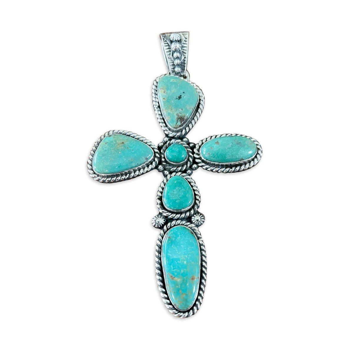 The Euphorbia Cross - Turquoise Mustang