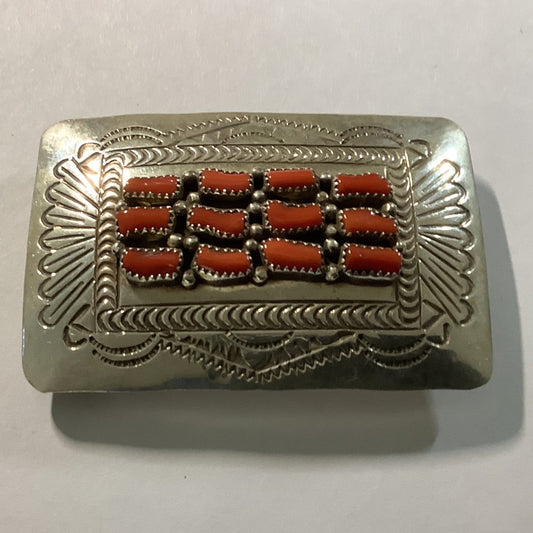 Buckle, Mediterranean Coral, 12 pieces, - Turquoise Mustang