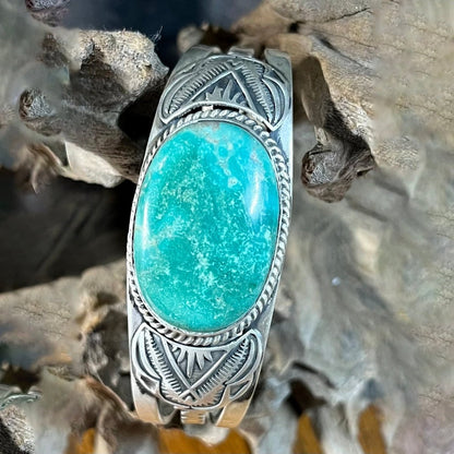 The Veronica Cuff Bracelet in Denim Lapis — by TM - Turquoise Mustang