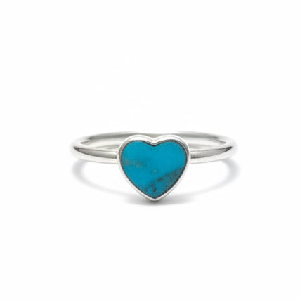 Assorted Small Stacker Rings, Turquoise - Turquoise Mustang
