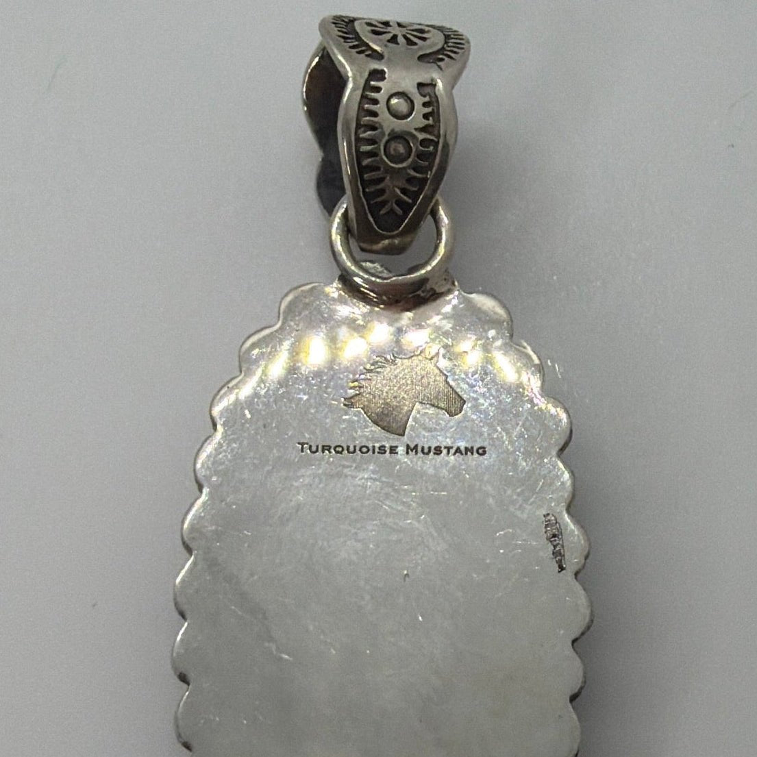 The Winter Jasmine Pendant in Denim Lapis - Turquoise Mustang