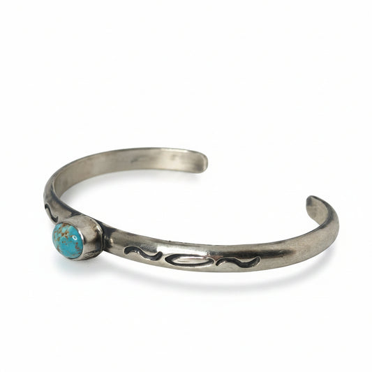 Helena 8 Turquoise Cuff Bracelet, Kathleen Livingston - Turquoise Mustang
