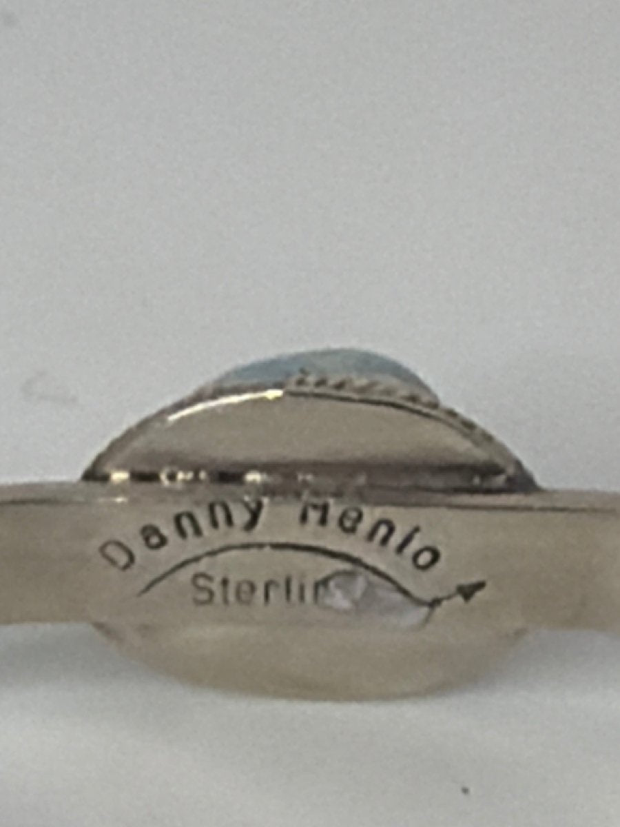 Pueblo Cuff, 8 Turquoise, Danny Henio - Turquoise Mustang