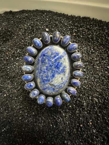 The Buttercup Oval Cluster Ring by Turquoise Mustang — Multiple Stones - Turquoise Mustang