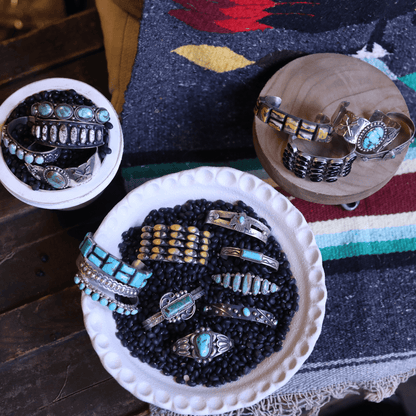 The Erica Cuff Bracelet - Turquoise Mustang