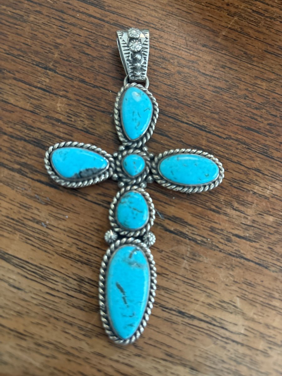The Euphorbia Cross - Turquoise Mustang