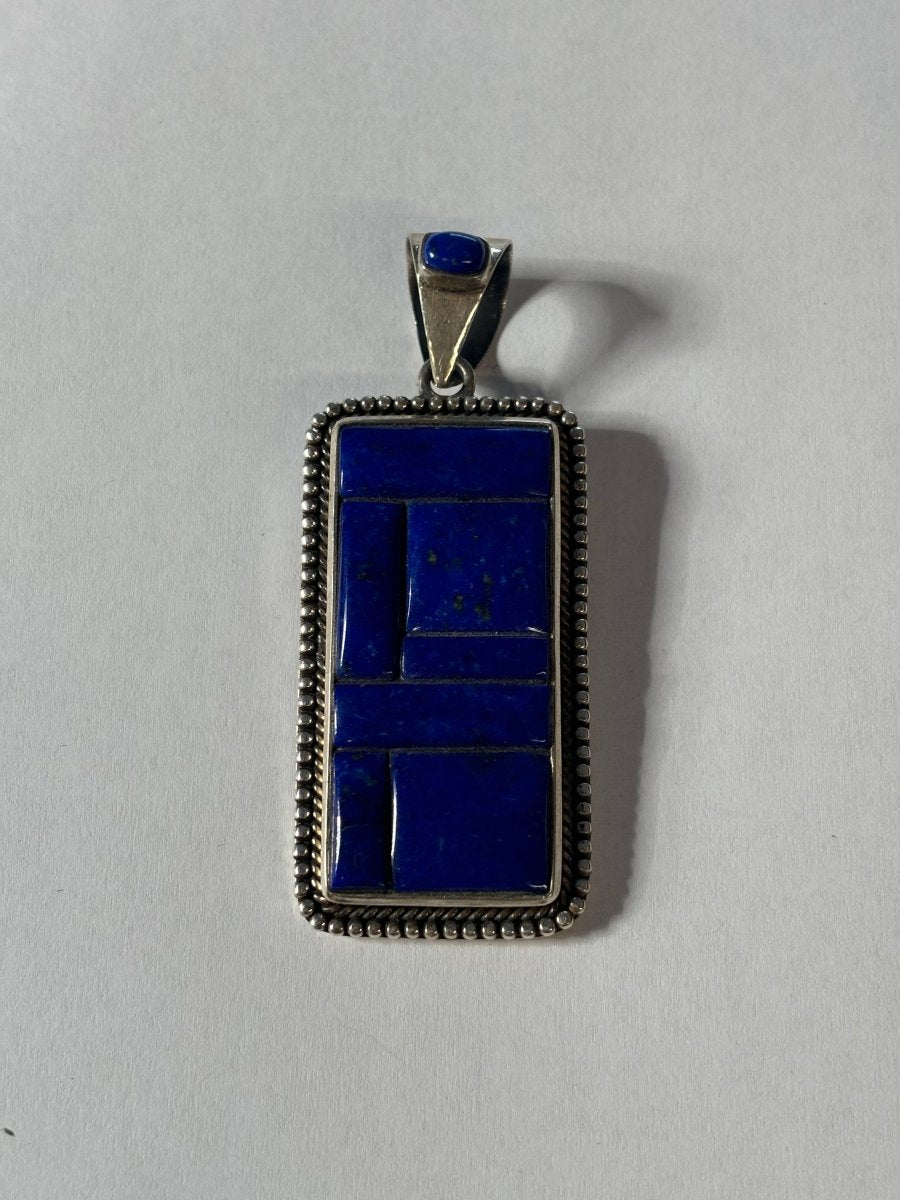 The Pendleton Mosaic Pendant - Turquoise Mustang