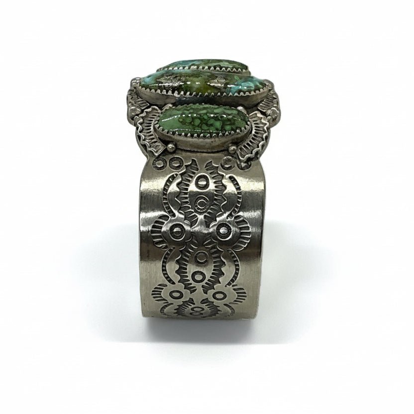 Sonoran Mountain Turquoise Cuff, Native American - Turquoise Mustang