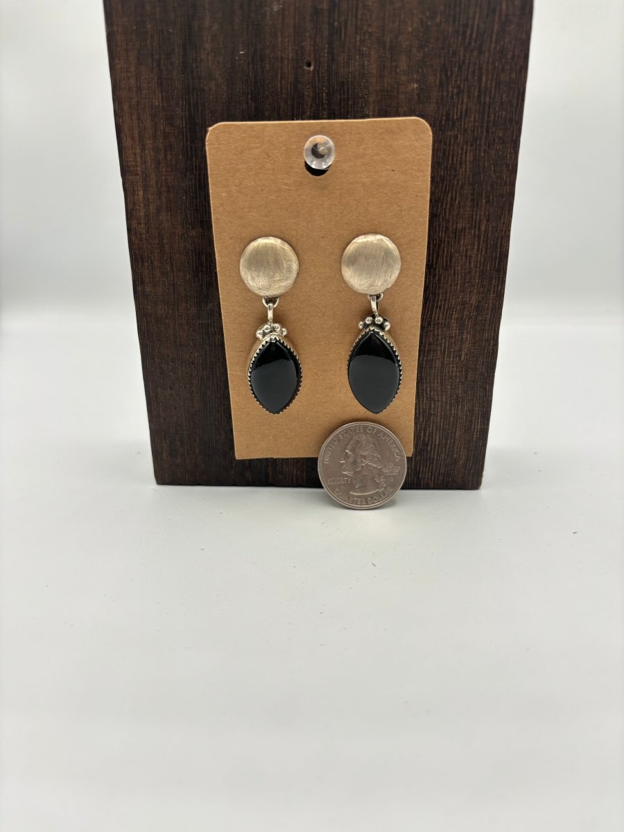 The Snowdrop Marquis Earrings by Turquoise Mustang — Multiple Stones - Turquoise Mustang