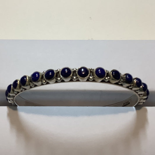 Dan Dodson Infinity Style Small Lapis Ovals Bangle - Turquoise Mustang