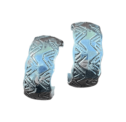 The Cranes' Bill Earrings - Turquoise Mustang