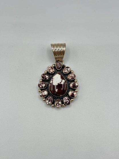 The Brassica Cluster Pendant - Turquoise Mustang