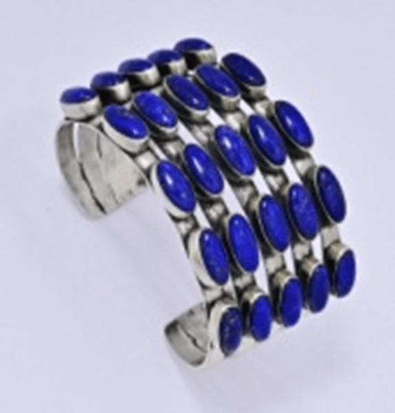 The Tea Rose Cuff Bracelet - Turquoise Mustang