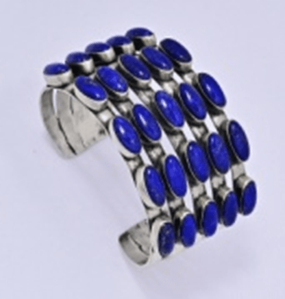 The Tea Rose Cuff Bracelet - Turquoise Mustang