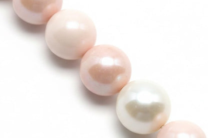 Pink Conch with Freshwater Pearl or Silver Pearl Choker - Turquoise Mustang
